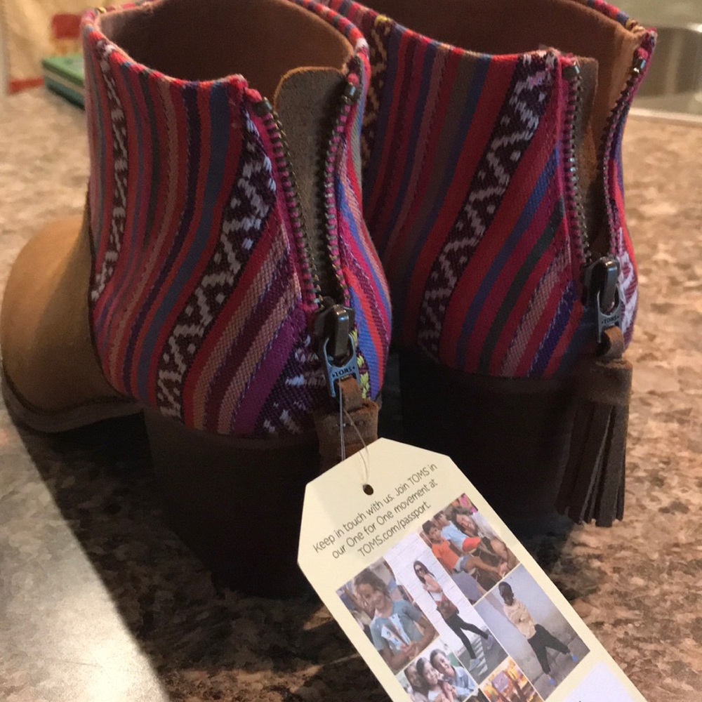 Toms Leila Textile Festival Booties